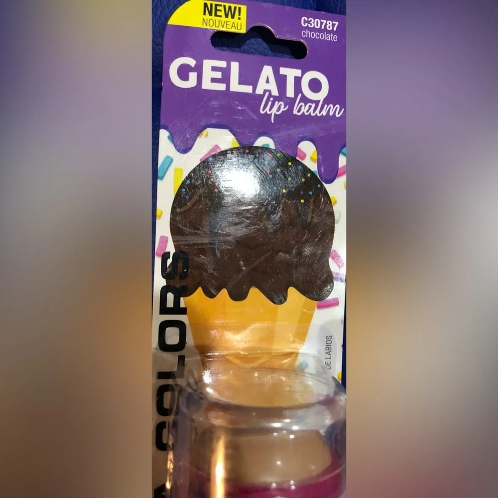 2pack gelato flavored lip gloss in chocolate strawberry mint orange &‎ vanilla